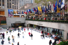 World-famous Rockefeller Center offers winter time activities.